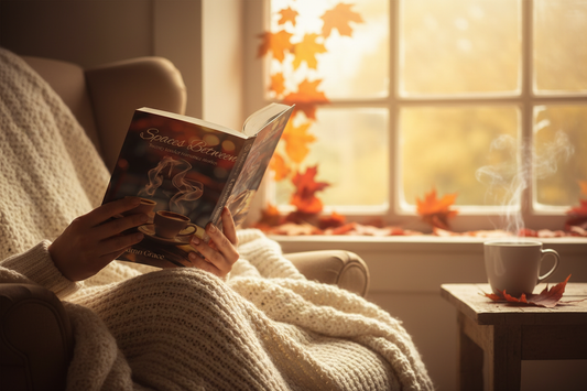 Spaces Between - Cosy autumn reading scene